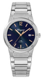 Buy Shop Salvatore Ferragamo F-80 Classic Black Dial Silver Steel Strap Watch for Men - SFDT02423 USA Online
