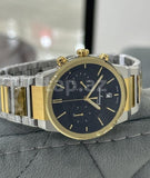 Buy Shop Salvatore Ferragamo F-80 Classic Black Dial Two Tone Steel Strap Watch for Men - SFME00921 USA Online