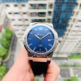 Buy Shop Salvatore Ferragamo F-80 Classic Blue Dial Blue Leather Strap Watch for Men - SFDT00319 USA Online
