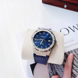 Buy Shop Salvatore Ferragamo F-80 Classic Blue Dial Blue Leather Strap Watch for Men - SFDT00719 USA Online