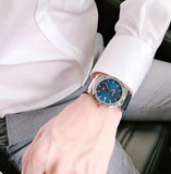 Buy Shop Salvatore Ferragamo F-80 Classic Blue Dial Blue Leather Strap Watch for Men - SFDT00719 USA Online