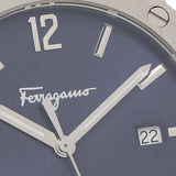 Buy Shop Salvatore Ferragamo F-80 Classic Blue Dial Blue Leather Strap Watch for Men - SFDT00719 USA Online