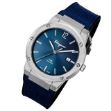Buy Shop Salvatore Ferragamo F-80 Classic Blue Dial Blue Leather Strap Watch for Men - SFDT00719 USA Online