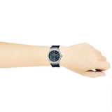 Salvatore Ferragamo F-80 Classic Blue Dial Blue Leather Strap Watch for Men - SFDT00719