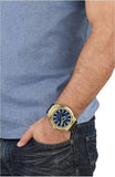 Buy Shop Salvatore Ferragamo F-80 Classic Blue Dial Blue Rubber Strap Watch for Men - SFHY02822 USA Online