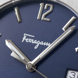Buy Shop Salvatore Ferragamo F-80 Classic Blue Dial Silver Steel Strap Watch for Men - SFDT01320 USA Online