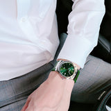 Buy Shop Salvatore Ferragamo F-80 Classic Green Dial Green Leather Strap Watch for Men - SFDT00119 USA Online