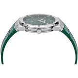Buy Shop Salvatore Ferragamo F-80 Classic Green Dial Green Leather Strap Watch for Men - SFDT00119 USA Online
