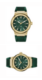 Buy Shop Salvatore Ferragamo F-80 Classic Green Dial Green Rubber Strap Watch for Men - SFHY02022 USA Online