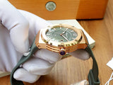 Buy Shop Salvatore Ferragamo F-80 Classic Green Dial Green Rubber Strap Watch for Men - SFHY02022 USA Online