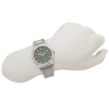 Buy Shop Salvatore Ferragamo F-80 Classic Green Dial Silver Steel Strap Watch for Men - SFDT02123 USA Online