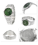 Buy Shop Salvatore Ferragamo F-80 Classic Green Dial Silver Steel Strap Watch for Men - SFDT02123 USA Online