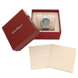 Buy Shop Salvatore Ferragamo F-80 Classic Green Dial Silver Steel Strap Watch for Men - SFDT02123 USA Online