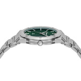 Buy Shop Salvatore Ferragamo F-80 Classic Green Dial Silver Steel Strap Watch for Men - SFDT02123 USA Online