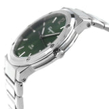 Buy Shop Salvatore Ferragamo F-80 Classic Green Dial Silver Steel Strap Watch for Men - SFDT02123 USA Online