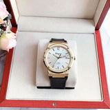 Buy Shop Salvatore Ferragamo F-80 Classic Silver Dial Brown Leather Strap Watch for Men - SFDT00419 USA Online