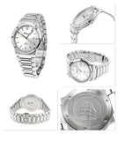 Buy Shop Salvatore Ferragamo F-80 Classic Silver Dial Silver Steel Strap Watch for Men - SFDT02223 USA Online