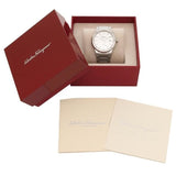 Buy Shop Salvatore Ferragamo F-80 Classic Silver Dial Silver Steel Strap Watch for Men - SFDT02223 USA Online