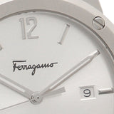 Buy Shop Salvatore Ferragamo F-80 Classic Silver Dial Silver Steel Strap Watch for Men - SFDT02223 USA Online