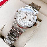Buy Shop Salvatore Ferragamo F-80 Classic Silver Dial Silver Steel Strap Watch for Men - SFHY02922 USA Online