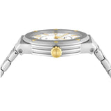Buy Shop Salvatore Ferragamo F-80 Classic Silver Dial Silver Steel Strap Watch for Men - SFHY02922 USA Online
