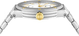 Buy Shop Salvatore Ferragamo F-80 Classic Silver Dial Silver Steel Strap Watch for Men - SFHY02922 USA Online