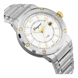 Buy Shop Salvatore Ferragamo F-80 Classic Silver Dial Silver Steel Strap Watch for Men - SFHY02922 USA Online