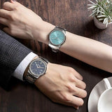 Buy Shop Salvatore Ferragamo F-80 Classic Tiffany Blue Dial Silver Steel Strap Watch for Men - SFDT02323 USA Online
