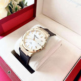 Buy Shop Salvatore Ferragamo F-80 Classic White Dial Brown Leather Strap Watch for Men - SFDT00819 USA Online