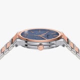Buy Shop Salvatore Ferragamo Sapphire Blue Dial Two Tone Steel Strap Watch for Men - SFHP007-20 USA Online