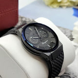 Buy Shop Salvatore Ferragamo Sapphire Chrono Black Dial Black Rubber Strap Watch for Men - SFME00621 USA Online