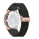Buy Shop Salvatore Ferragamo Sapphire Chrono Black Dial Black Rubber Strap Watch for Men - SFME00721 USA Online
