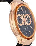 Buy Shop Salvatore Ferragamo Sapphire Chrono Black Dial Black Rubber Strap Watch for Men - SFME00721 USA Online