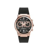 Buy Shop Salvatore Ferragamo Sapphire Chrono Black Dial Black Rubber Strap Watch for Men - SFME00721 USA Online