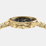 Buy Shop Salvatore Ferragamo Sapphire Chrono Black Dial Gold Steel Strap Watch for Men - SFME01323 USA Online