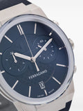 Buy Shop Salvatore Ferragamo Sapphire Chrono Blue Dial Blue Rubber Strap Watch for Men - SFME00923 USA Online