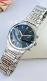 Buy Shop Salvatore Ferragamo Sapphire Chrono Blue Dial Silver Steel Strap Watch for Men - SFME01123 USA Online