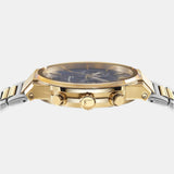 Buy Shop Salvatore Ferragamo Sapphire Chrono Blue Dial Two Tone Steel Strap Watch for Men - SFME00521 USA Online