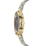 Buy Shop Salvatore Ferragamo Sapphire Chrono Blue Dial Two Tone Steel Strap Watch for Men - SFME00521 USA Online