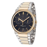 Buy Shop Salvatore Ferragamo Sapphire Chrono Blue Dial Two Tone Steel Strap Watch for Men - SFME00521 USA Online