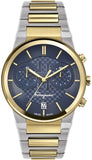 Buy Shop Salvatore Ferragamo Sapphire Chrono Blue Dial Two Tone Steel Strap Watch for Men - SFME00521 USA Online
