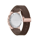Buy Shop Salvatore Ferragamo Sapphire Chrono Brown Dial Brown Rubber Strap Watch for Men - SFME01023 USA Online