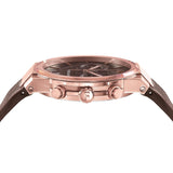 Buy Shop Salvatore Ferragamo Sapphire Chrono Brown Dial Brown Rubber Strap Watch for Men - SFME01023 USA Online