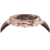 Buy Shop Salvatore Ferragamo Sapphire Chrono Brown Dial Brown Rubber Strap Watch for Men - SFME01023 USA Online