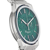 Buy Shop Salvatore Ferragamo Sapphire Chrono Green Dial Silver Steel Strap Watch for Men - SFME00421 USA Online