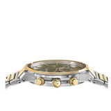 Buy Shop Salvatore Ferragamo Sapphire Chrono Green Dial Two Tone Steel Strap Watch for Men - SFME01223 USA Online