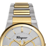 Buy Shop Salvatore Ferragamo Sapphire Silver Dial Two Tone Steel Strap Watch for Men - SFHP00520 USA Online