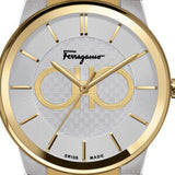 Buy Shop Salvatore Ferragamo Sapphire Silver Dial Two Tone Steel Strap Watch for Men - SFHP00520 USA Online