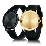 Buy Shop Movado Sapphire Black Dial Black Leather Strap Watch for Men - 606884 USA Online