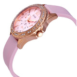 Buy Shop Guess Sparkling Diamonds Pink Dial Pink Rubber Strap Watch for Women - W0032L9 USA Online